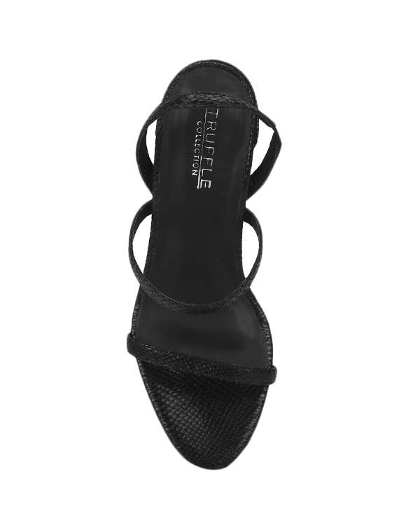 black back strap sandals - 17300142 -  Standard Image - 3