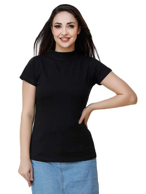 women's plain crew neck t-shirt - 17300507 - Standard Image - 0