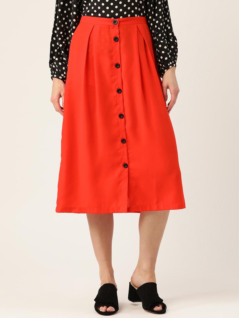 button up a-line skirt  - 17325200 -  Zoom Image - 0