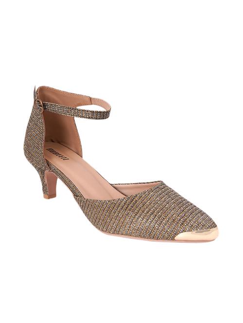 brown pu slip on pumps - 17326861 -  Standard Image - 0