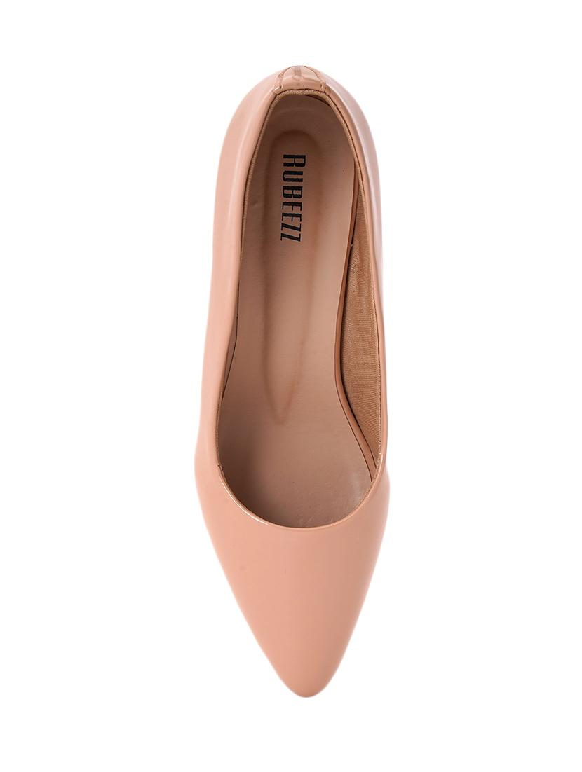 pink pu slip on pumps - 17326865 - Standard Image - 3