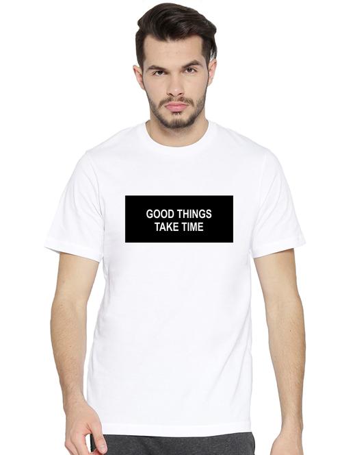 white chest print t-shirt - 17327500 -  Standard Image - 0