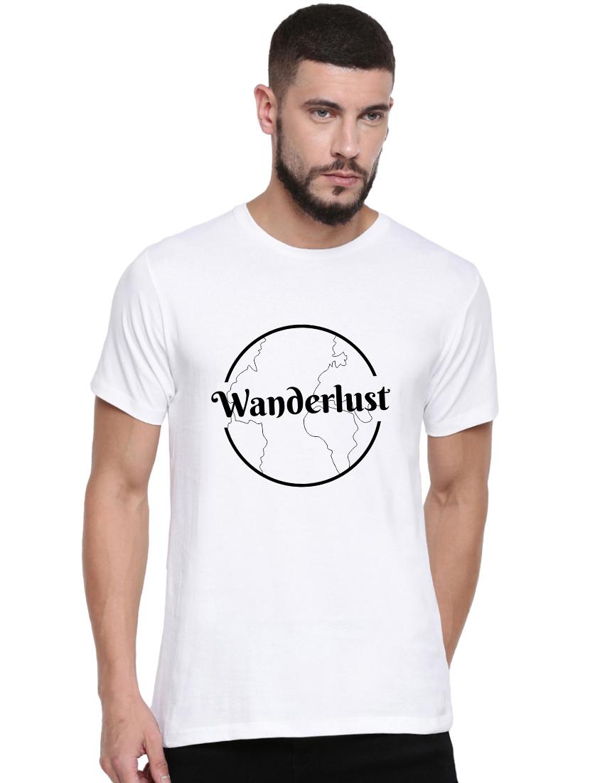 white chest print t-shirt - 17327554 - Zoom Image - 0