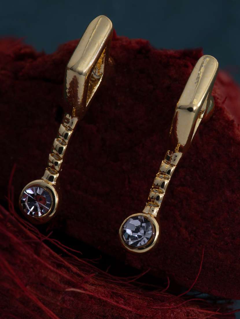 white metal studs earring