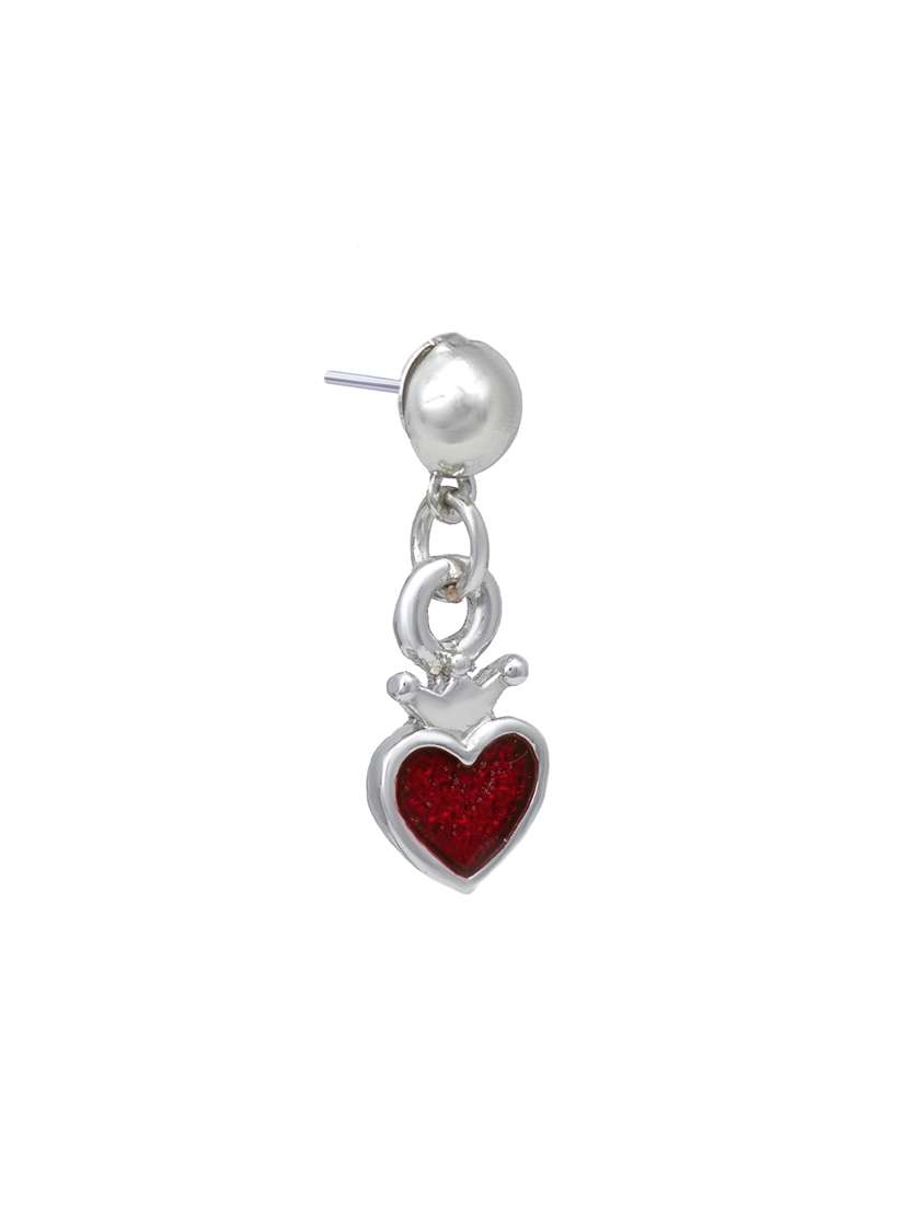 red metal drop earring - 17327619 -  Standard Image - 3