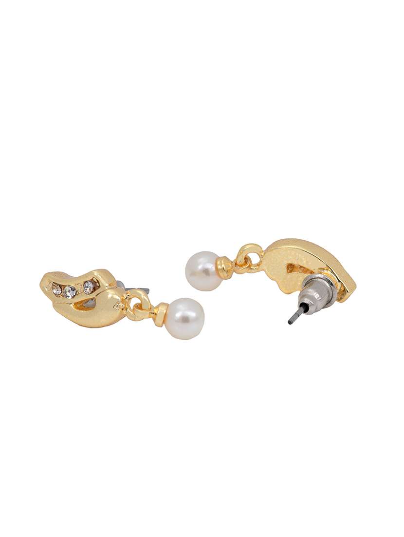 white metal chandellier earring - 17327732 - Standard Image - 3