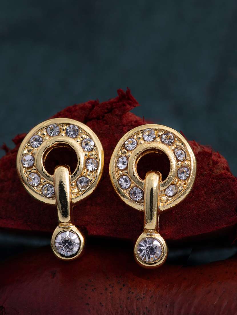 white metal studs earring - 17327743 - Zoom Image - 0