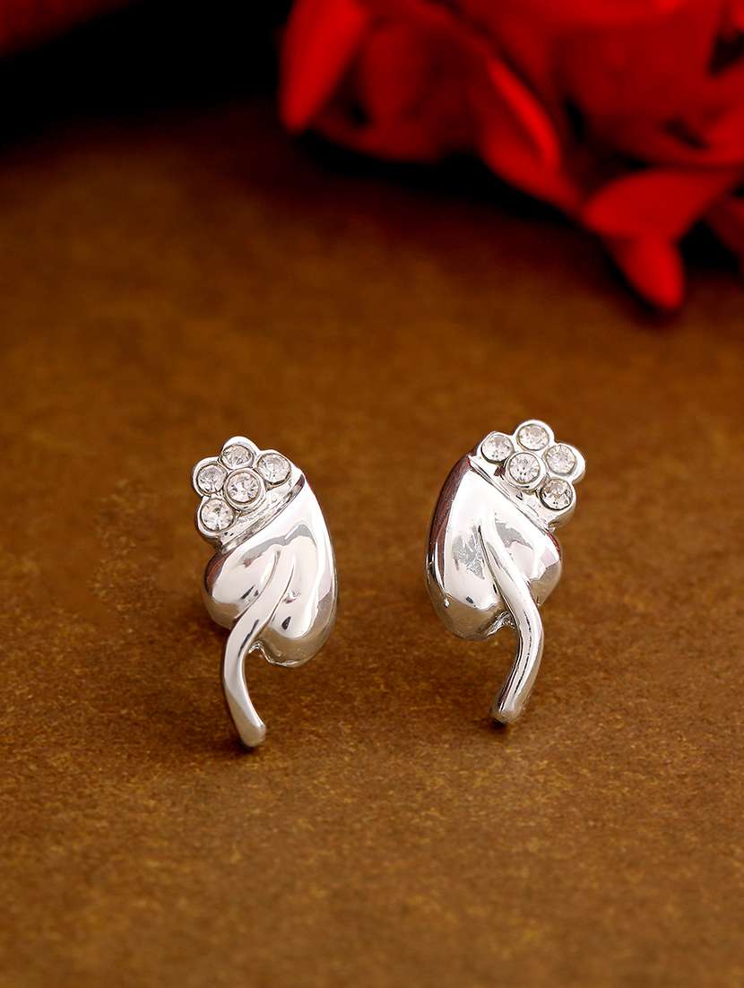 silver metal studs earring - 17327787 - Zoom Image - 0
