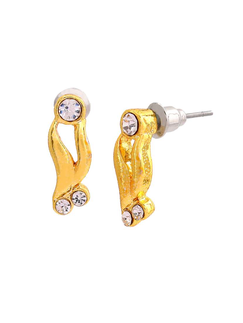goldmetal studs earring - 17327795 - Standard Image - 3