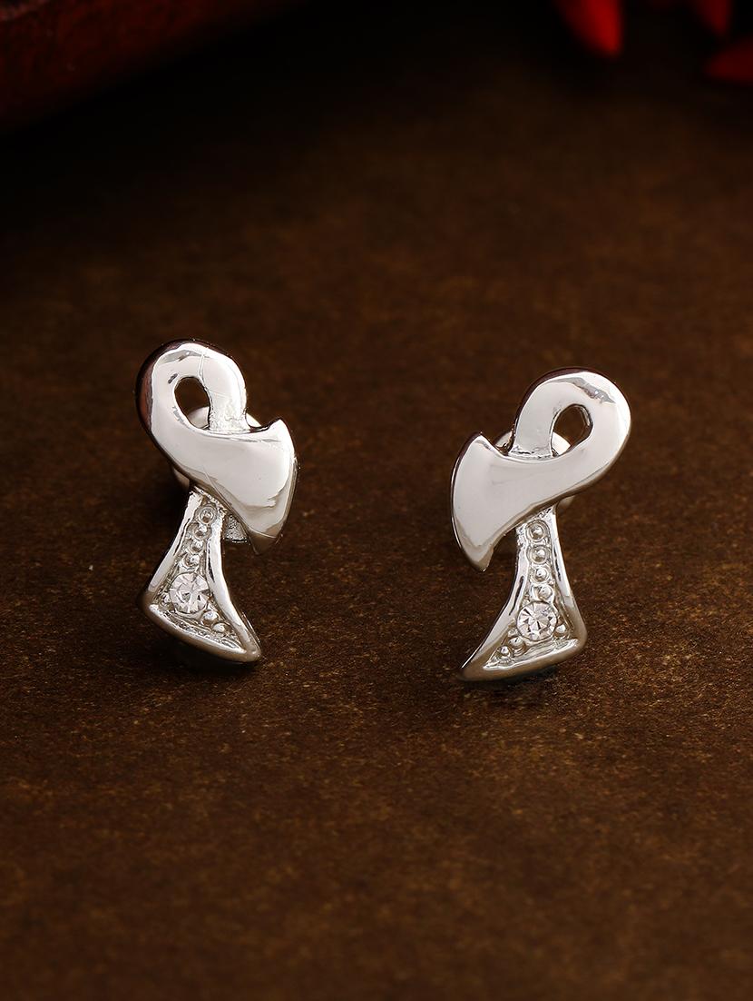 silver metal studs earring - 17327866 - Zoom Image - 0