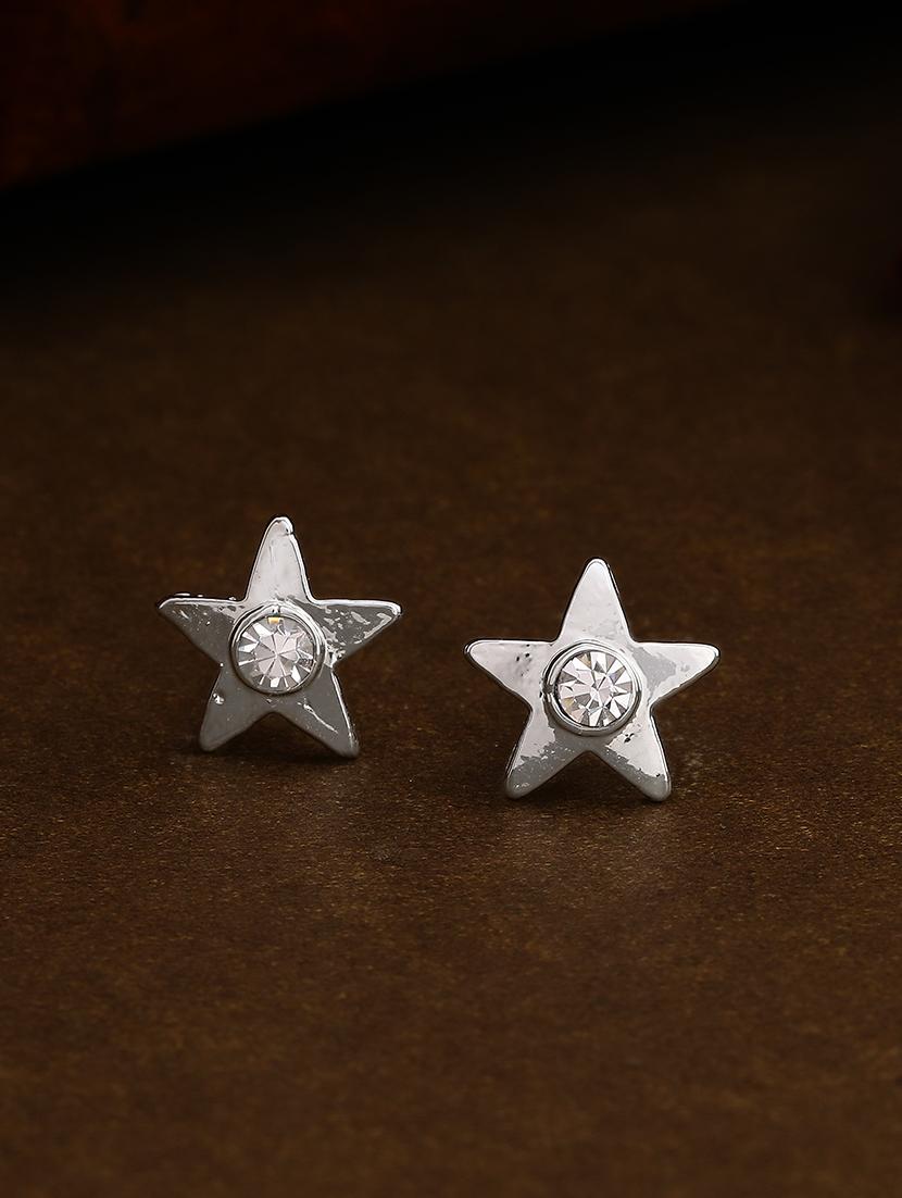 silver metal studs earring - 17327904 - Zoom Image - 0