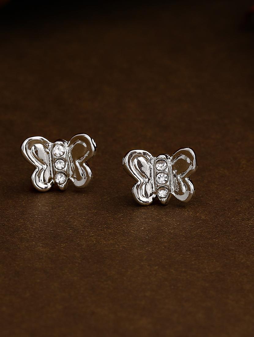 silver metal studs earring - 17327915 - Zoom Image - 0