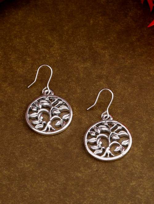 silver metal chandellier earring - 17327933 -  Standard Image - 0