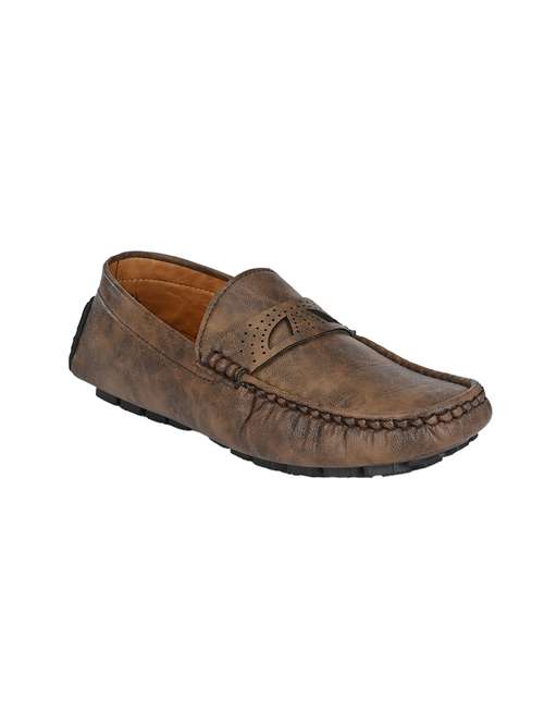 brown slip on loafers - 17328017 -  Standard Image - 0