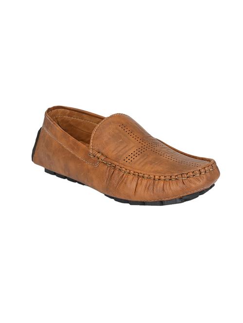 tan slip on loafers - 17328021 -  Standard Image - 0