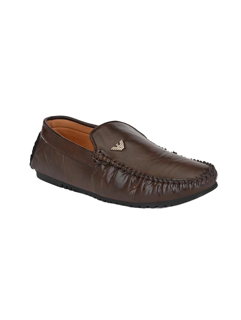 brown slip on loafers - 17328029 -  Zoom Image - 0
