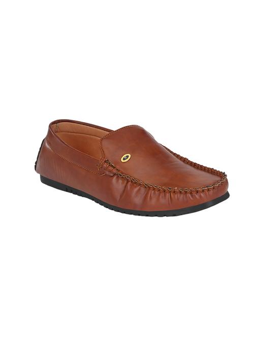 tan slip on loafers - 17328034 - Standard Image - 0