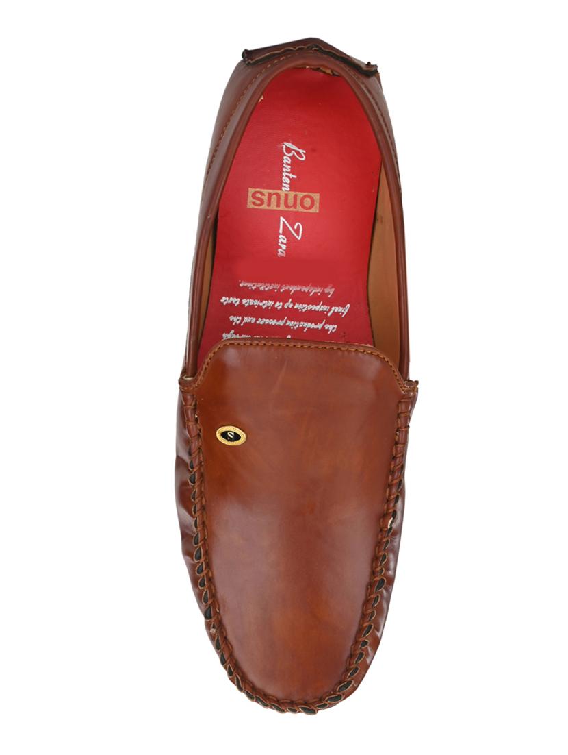 tan slip on loafers - 17328034 - Standard Image - 3