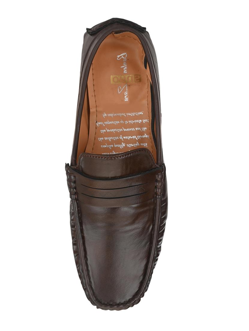 brown slip on loafers - 17328036 - Standard Image - 3