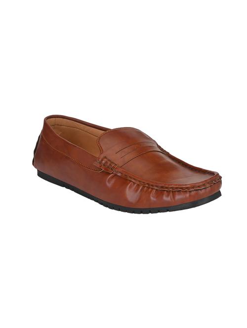 tan slip on loafers - 17328037 -  Standard Image - 0