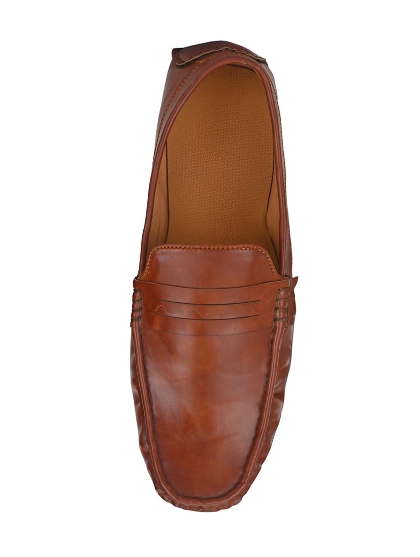 tan slip on loafers - 17328037 - Standard Image - 3
