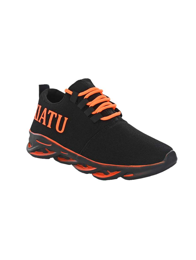 orange fabric sport shoes - 17328058 -  Zoom Image - 0
