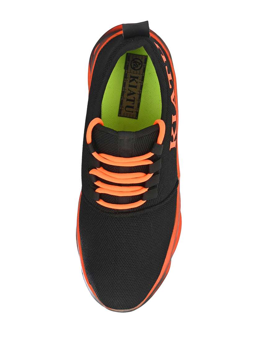 orange fabric sport shoes - 17328058 - Standard Image - 3