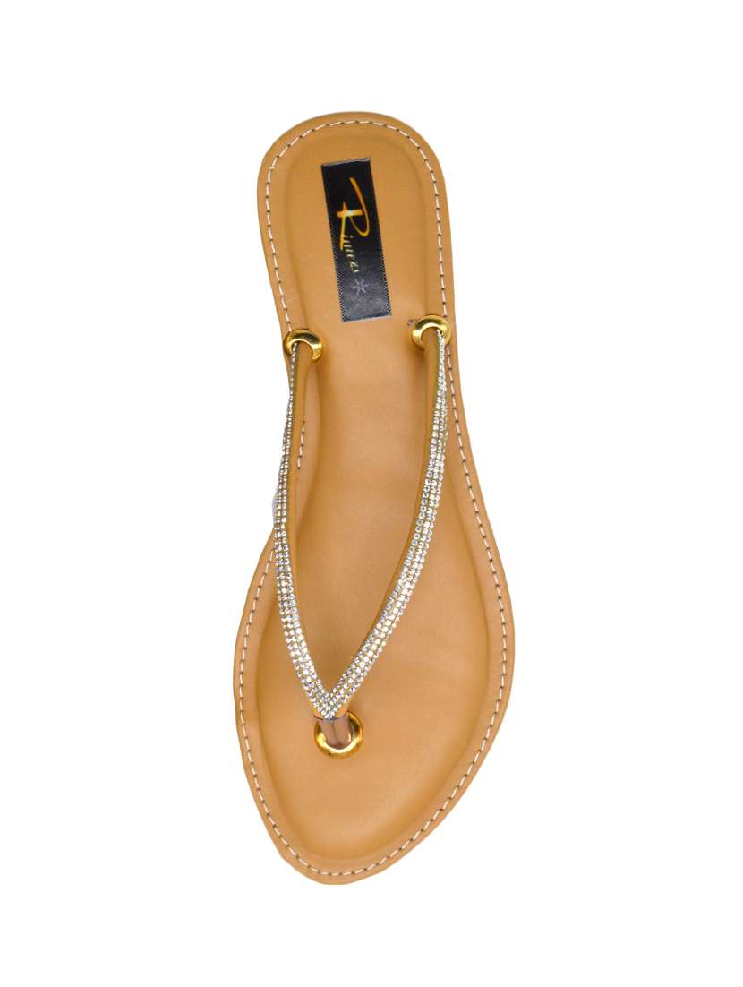 beige toe separator sandal - 17334001 -  Standard Image - 3