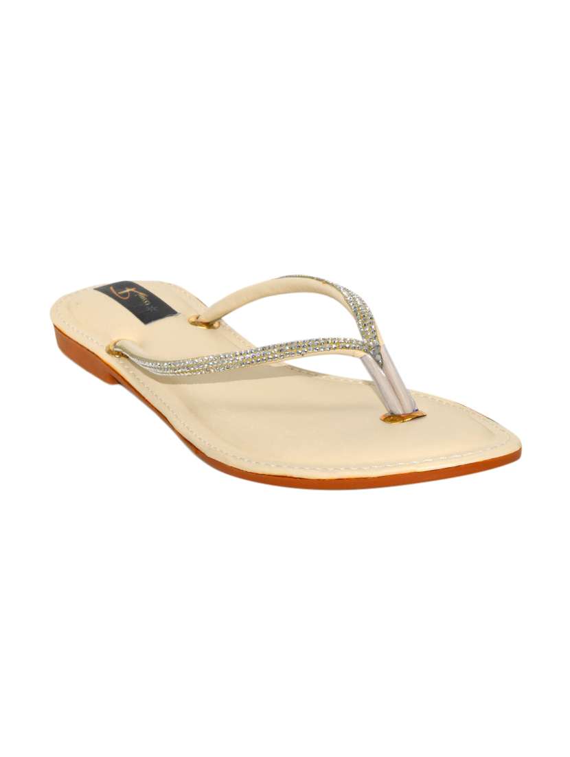 nude toe separator sandal