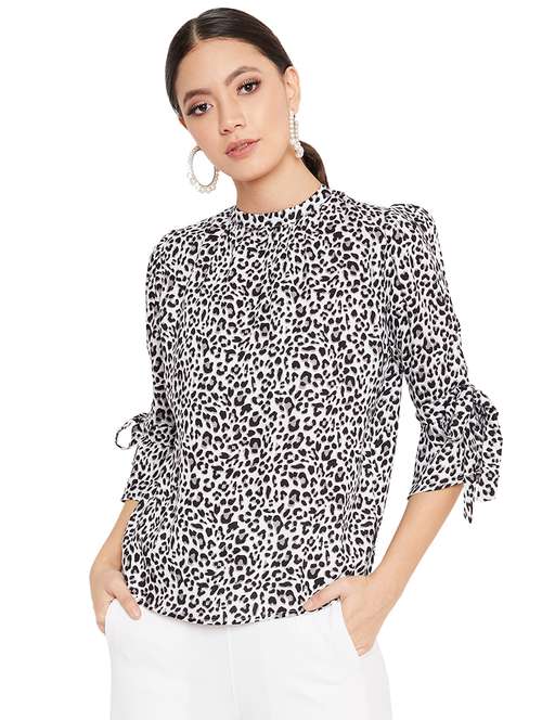 women's straight mock neck top - 17334059 - Standard Image - 0