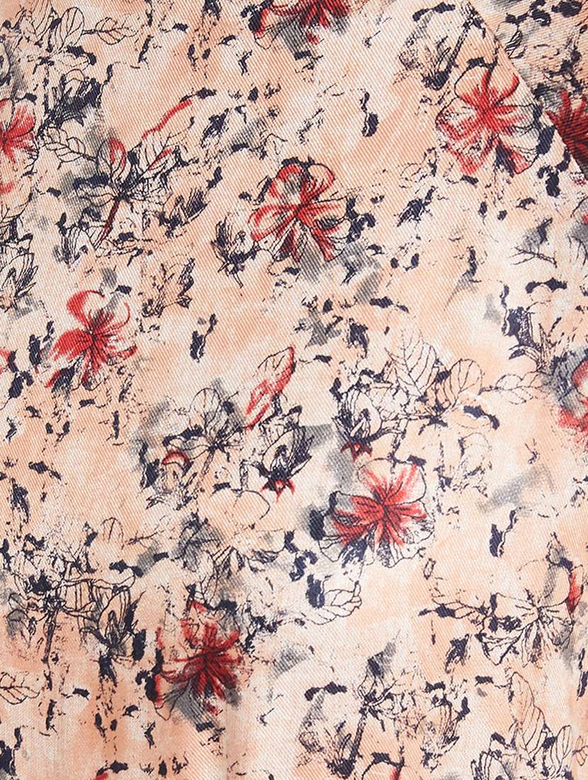 tie front floral jumpsuit  - 17334103 -  Standard Image - 3