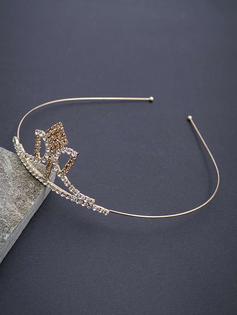 gold metal hair band