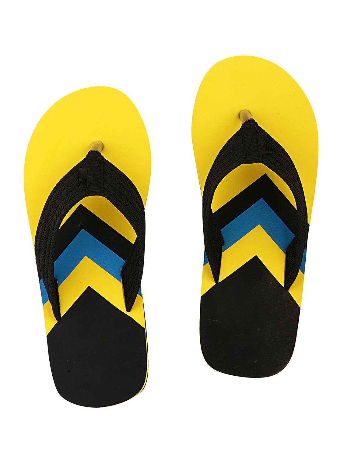 yellow toe separator flip flops