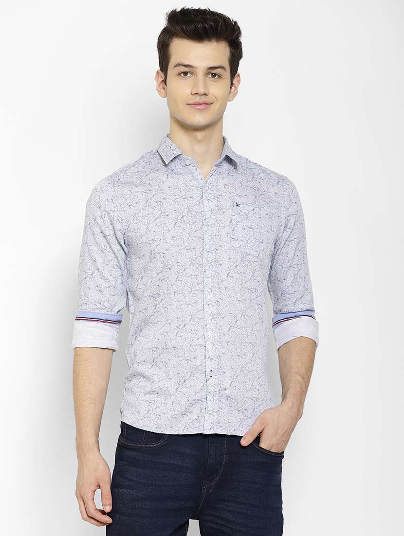 mens printed casual shirt