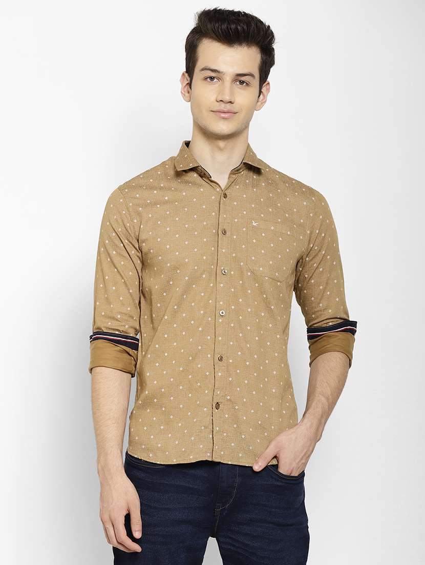 mens geometric casual shirt - 17336940 -  Zoom Image - 0