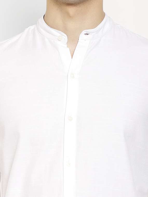 mens solid casual shirt - 17336953 - Standard Image - 5