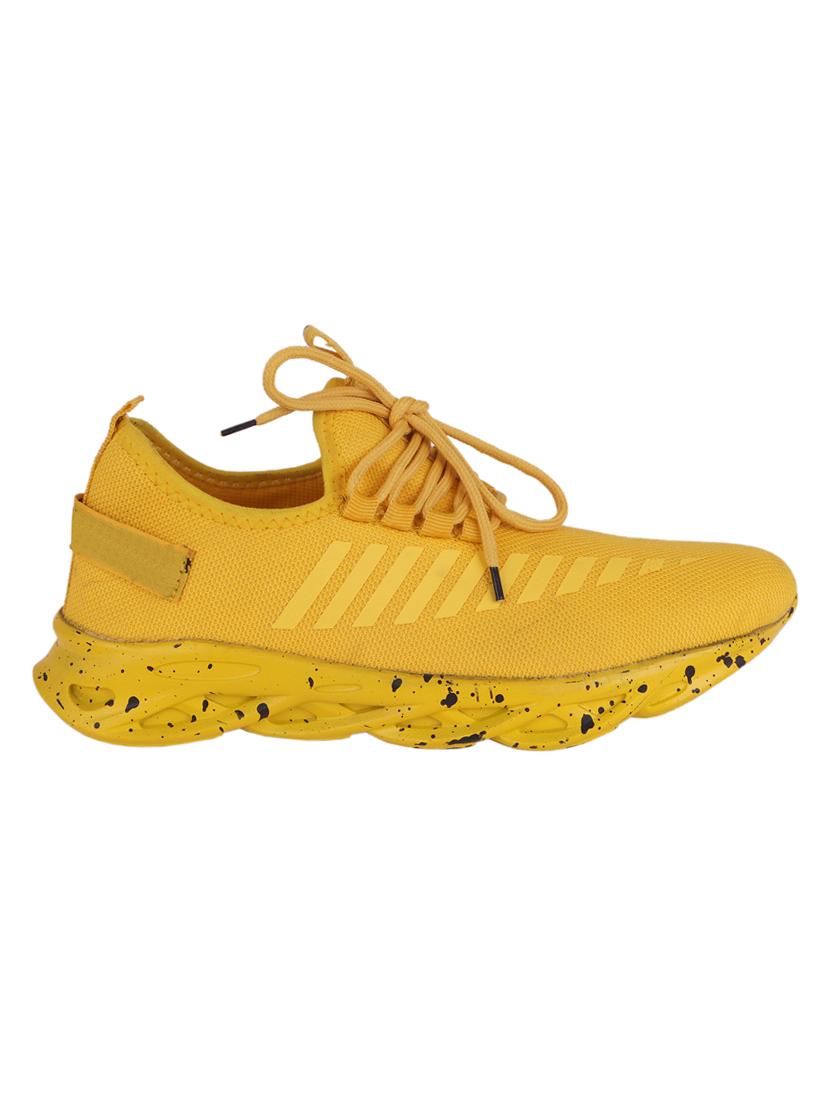yellow lace up sport shoes - 17337536 - Zoom Image - 0