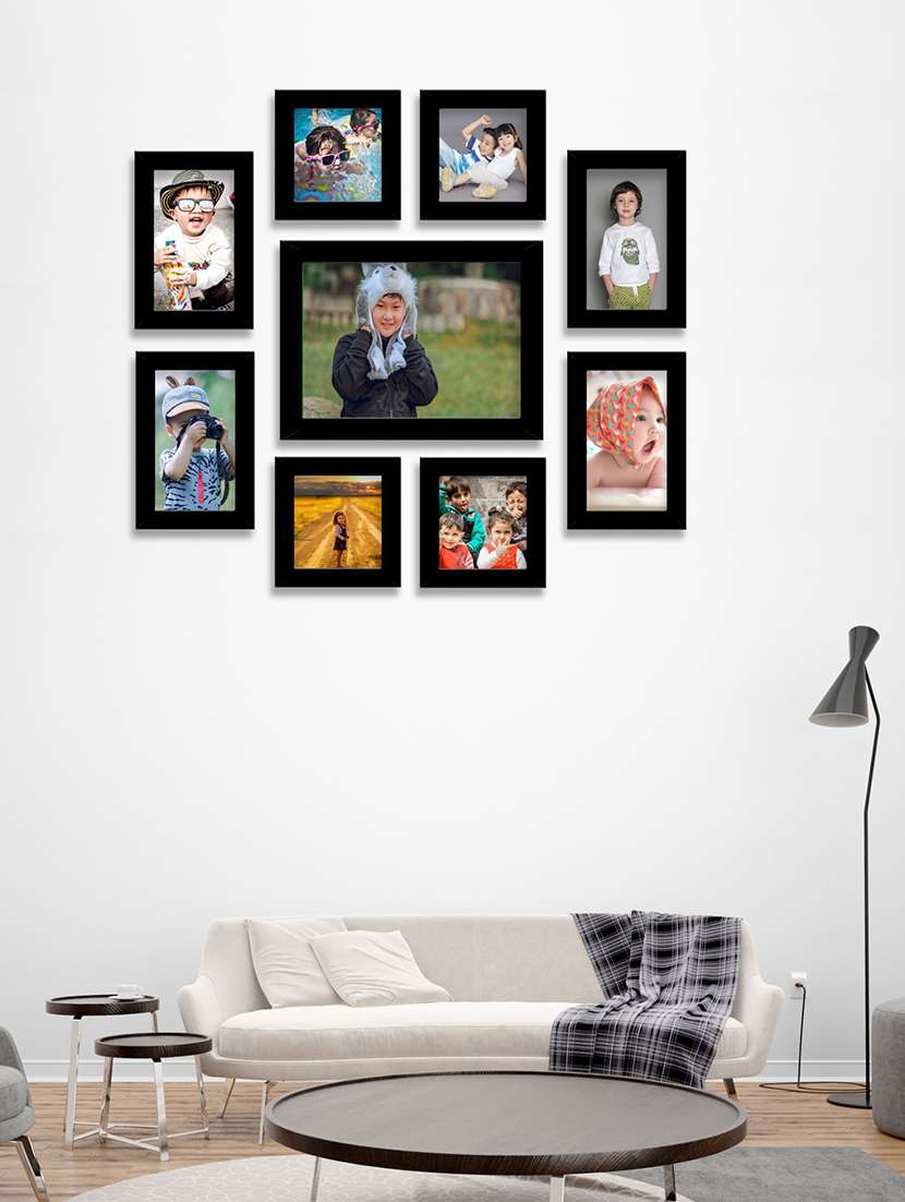 wood framed with acrylic glass photo frame (pack of 9)