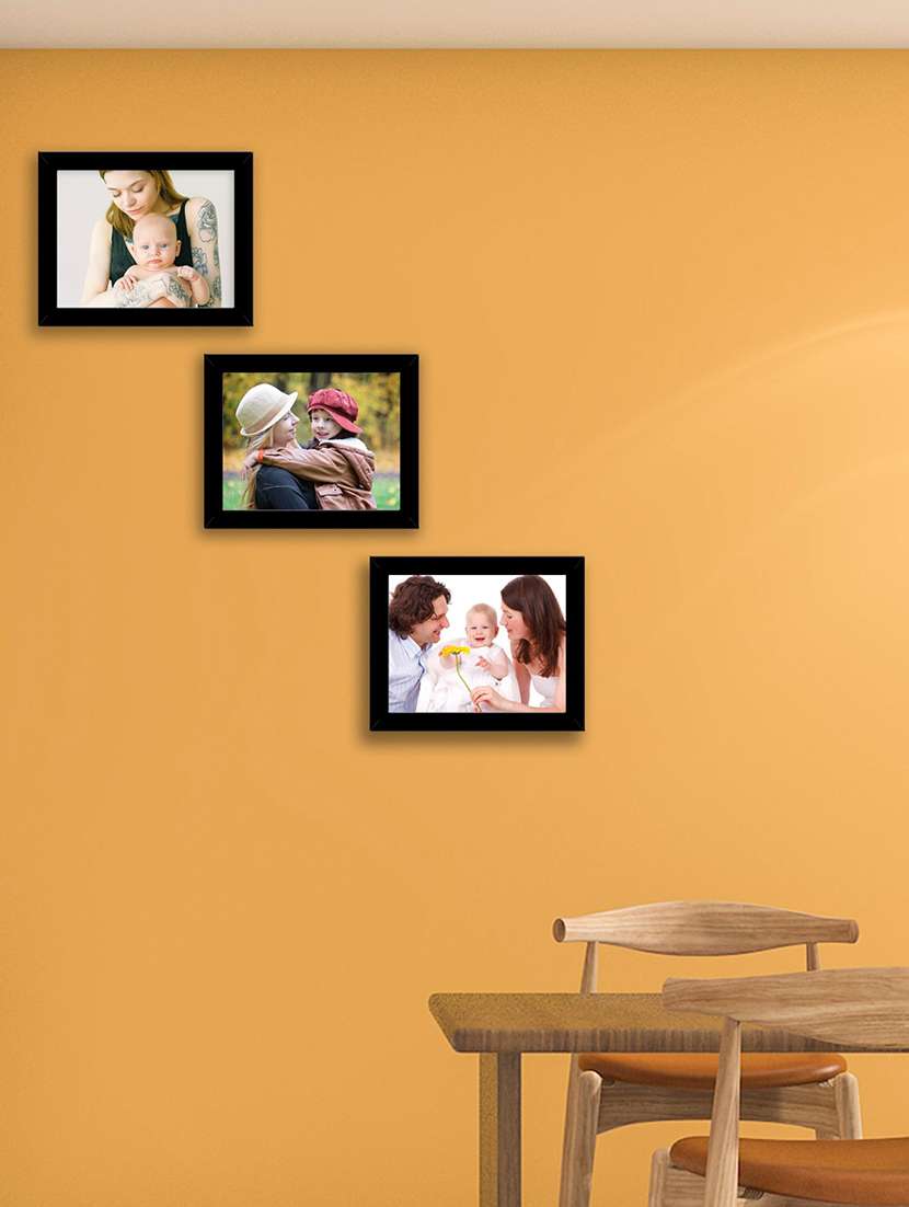 wood framed with acrylic glass photo frame (pack of 3)