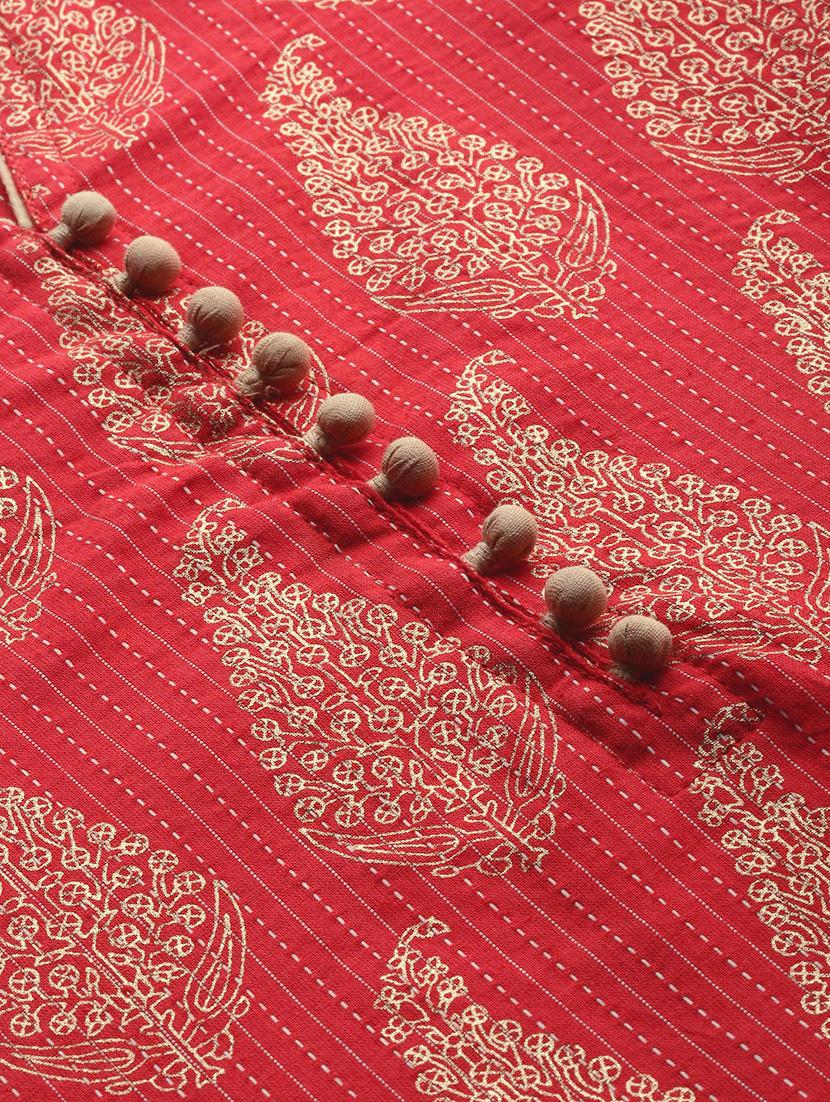 paisley straight kurta - 17338929 - Standard Image - 3