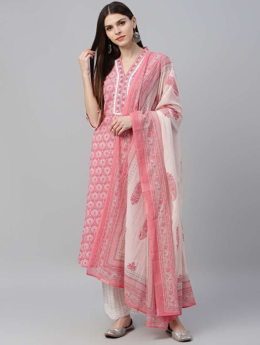 floral kurta palazzo set