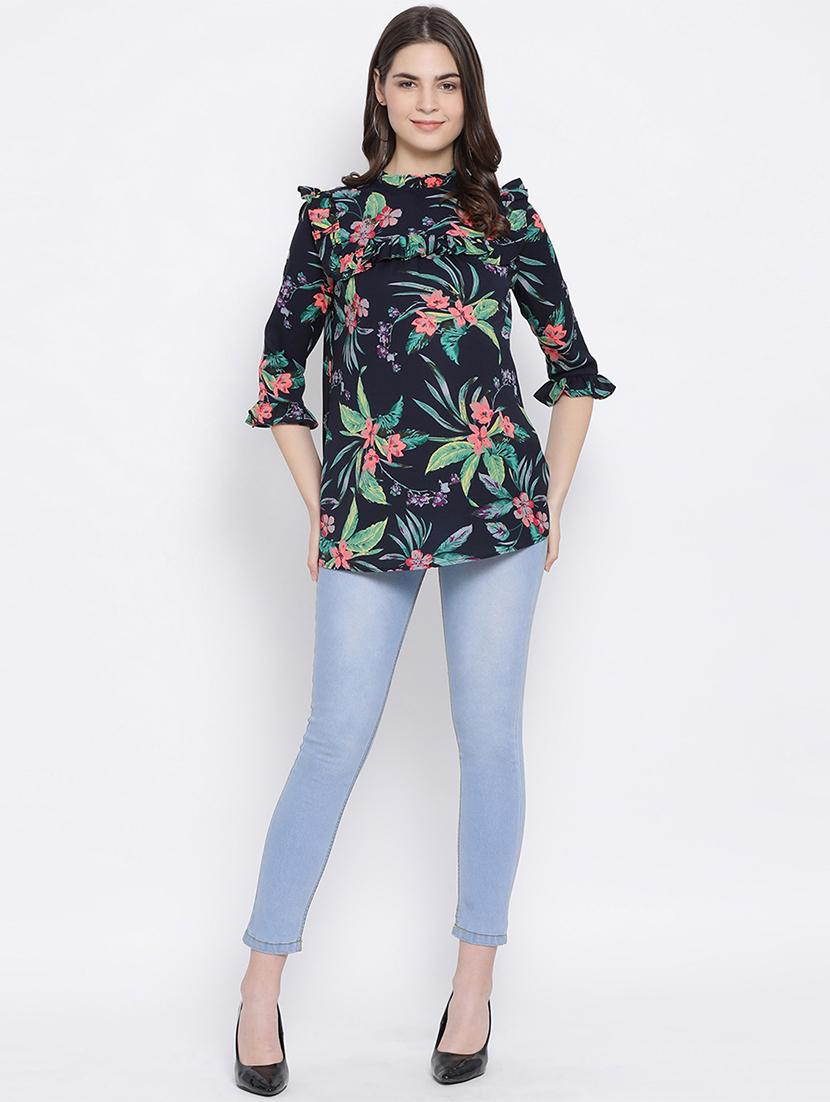 floral maternity wear top - 17341746 - Standard Image - 3
