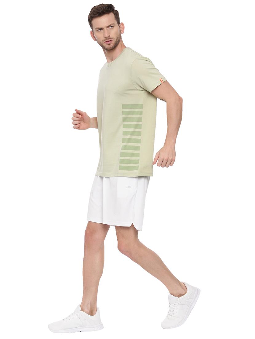 olive green front print t-shirt - 17342247 - Standard Image - 3
