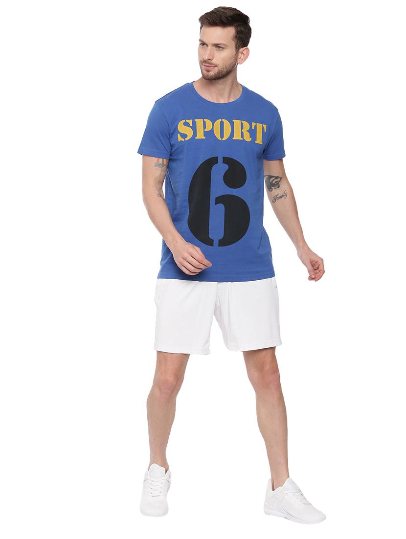 blue front print t-shirt - 17342253 - Standard Image - 3
