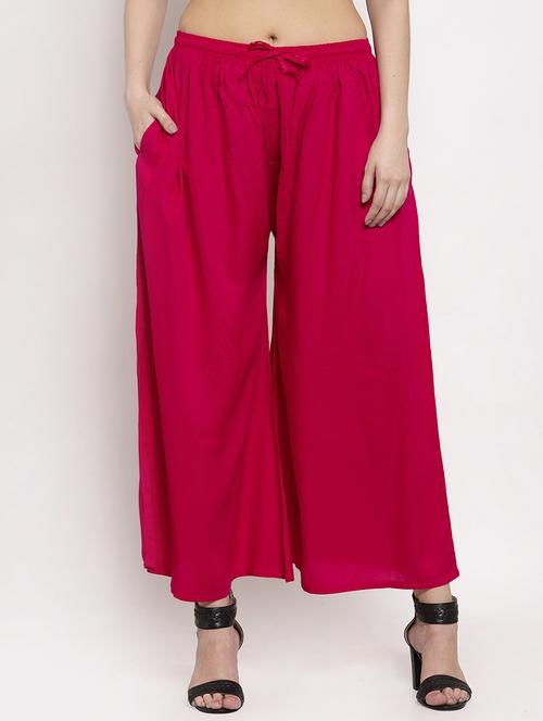 tie front flared palazzo  - 17342809 -  Standard Image - 0