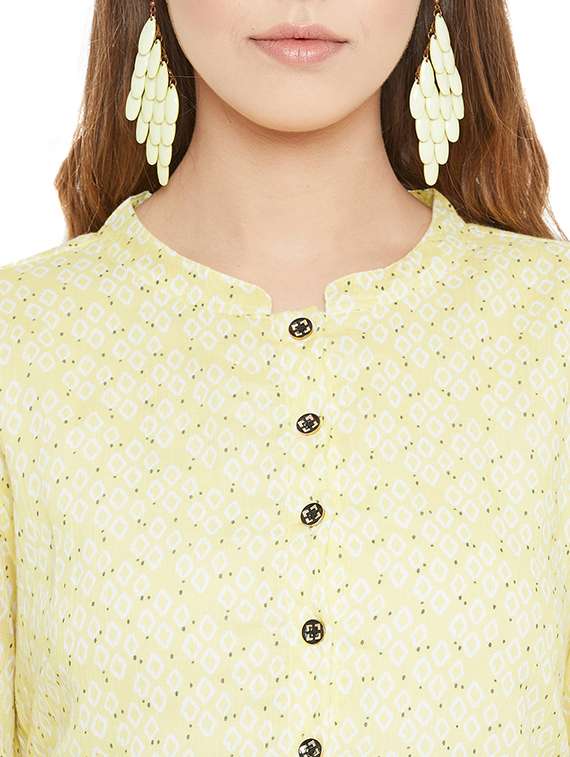 tie back printed a-line dress - 17343414 -  Standard Image - 3