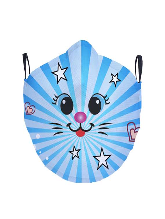 blue nonwoven antipollution mask