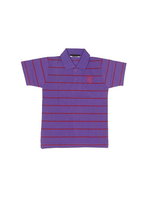purple cotton t-shirt