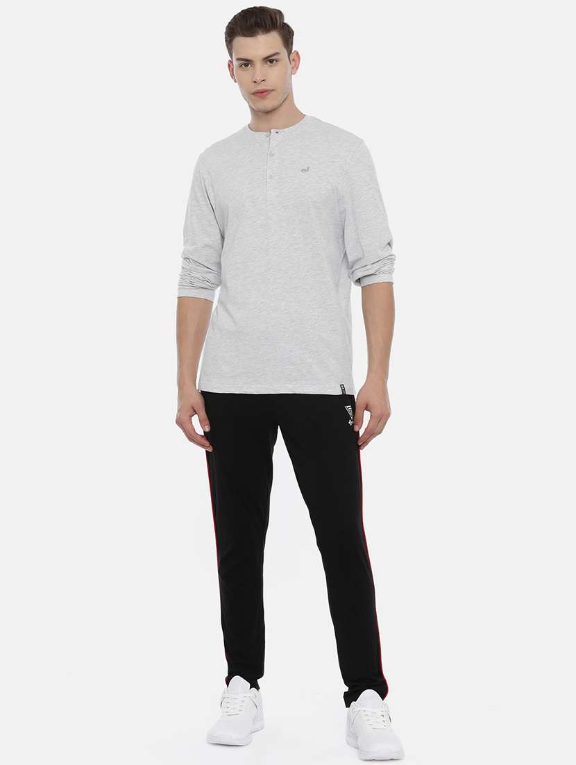 black side striped track pant - 17344777 -  Standard Image - 3