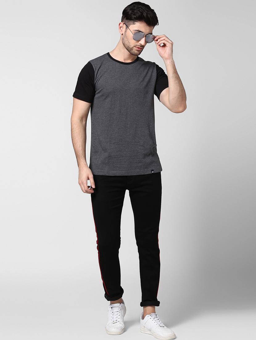 mens slim fit plain jeans - 17347487 - Standard Image - 3